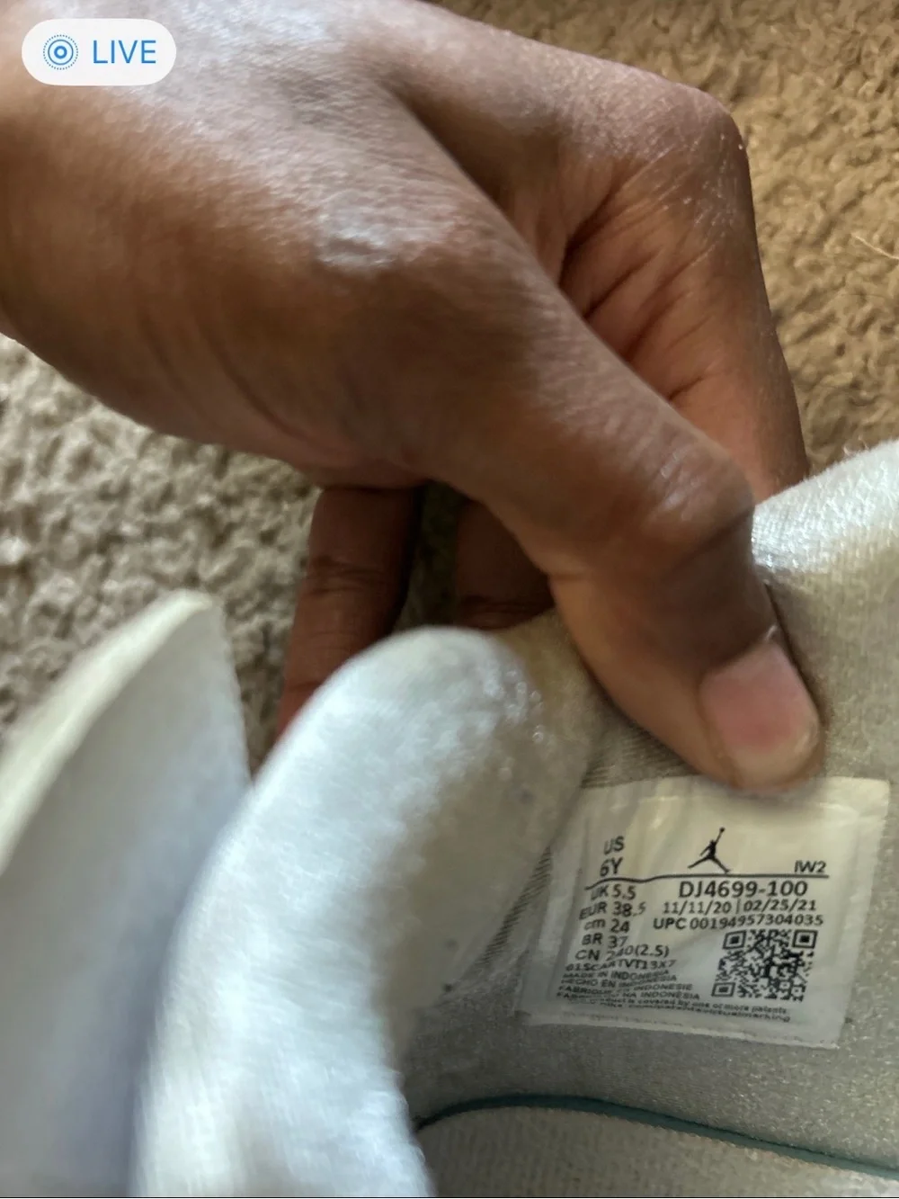 2021 Air Jordan 4 Retro GS “White Oreo”